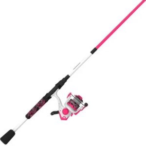 ZEBCO ROAM PINK SPINNING COMBO 2PC
