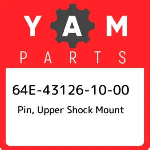 Yamaha Pin, upper shock mount 64E431261000, New Genuine OEM Part 64E-43126-10-00