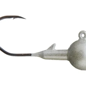 Yum Forward Facing Sonar Jig Head 1/0 – Pearl 3pk 1\4 oz
