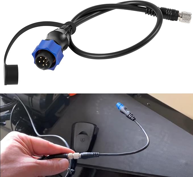 MKR-US2-10 - Cable adaptador universal Sonar 2 para Lowrance Fish Finder, funciona en el transductor de sonda US2 en el motor de arrastre Minn Kota que reemplaza para 1852060, MKR-US2-10, 29594