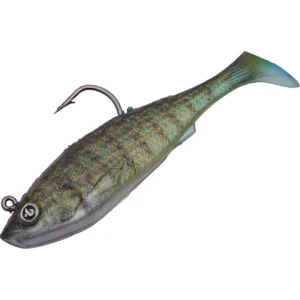 H2OX 4IN PRE-RIGGED SWIM SHAD 3/4OZ 3/0 WEIGHTED HOOK