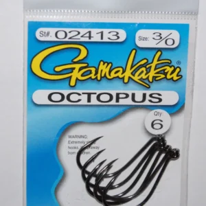 gamakatsu octopus hook size 3/0  6qty